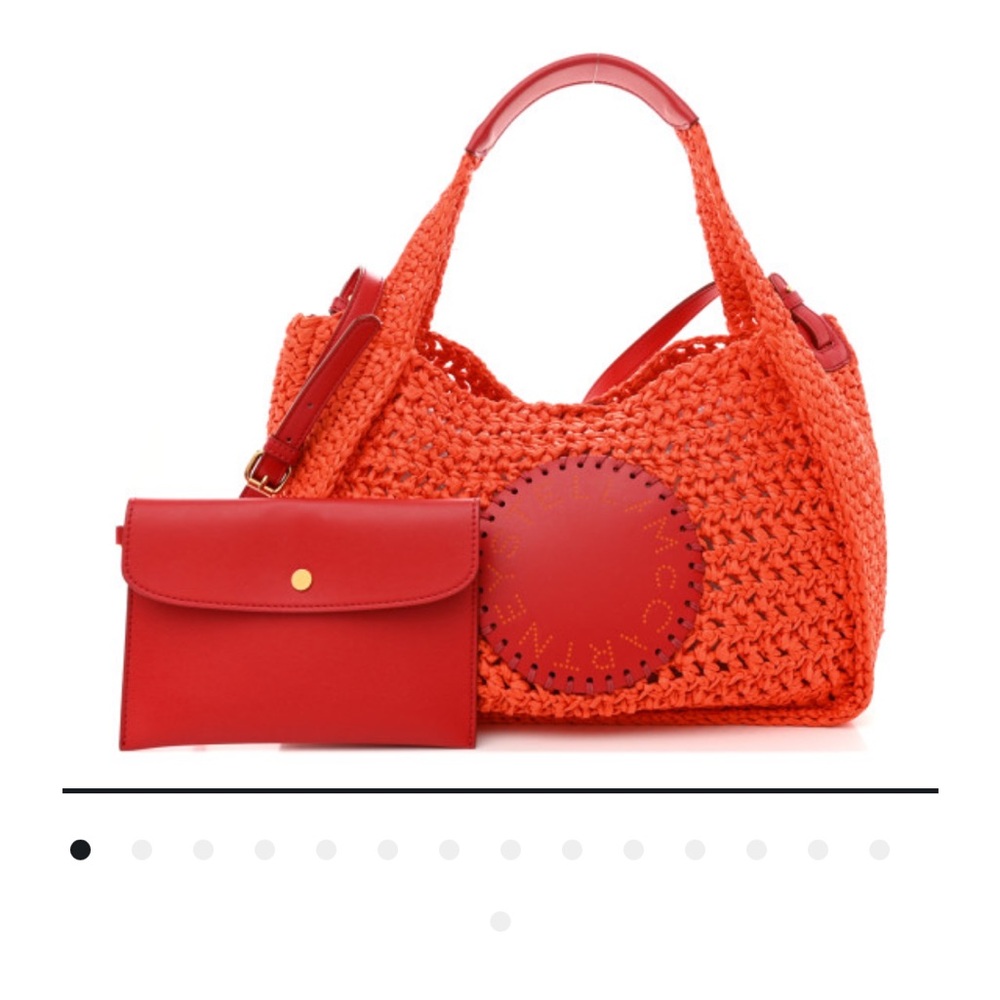 Stella McCartney Braided Raffia bag